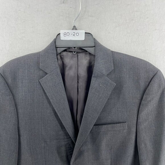 Joseph Abboud Blazer Jacket Mens 36S Gray Notched Lapel Fully Lined Suit Coat - Picture 10 of 10